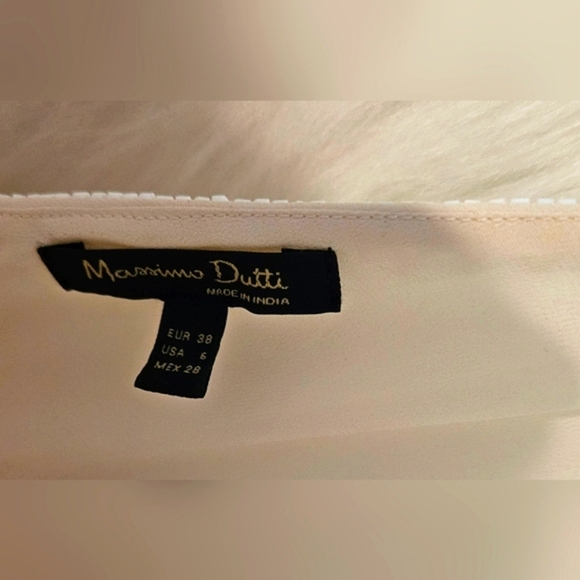 Massimo Dutti Bohemian Crepe Beaded Maxi Dress - Picture 9 of 10